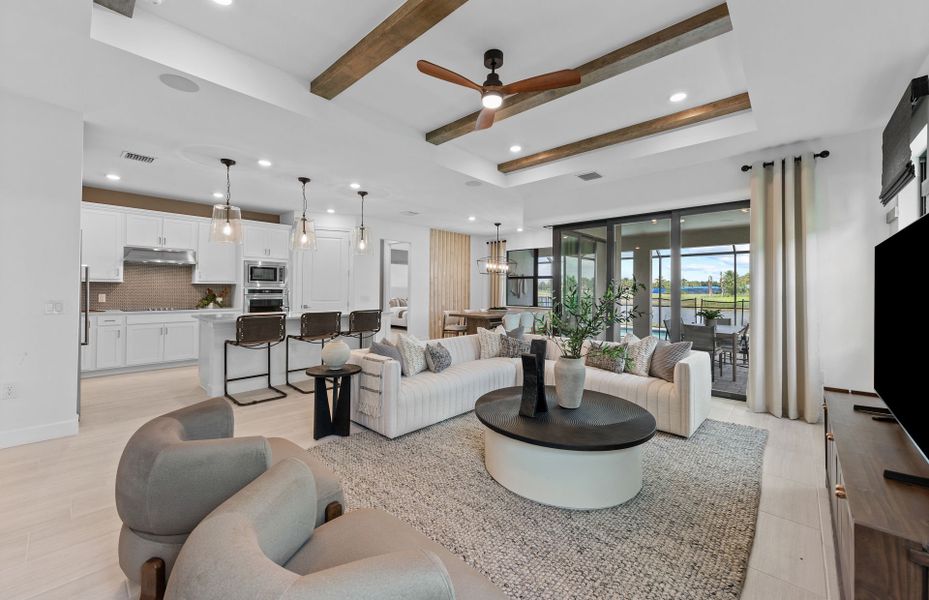 Furnished interior view inside a new home in Del Webb Catalina, Lakewood Ranch (Image 8).