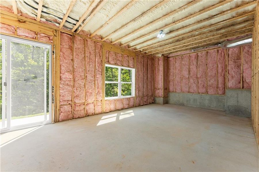 In-progress construction of a new home in , Baldwin, GA (Image 64).