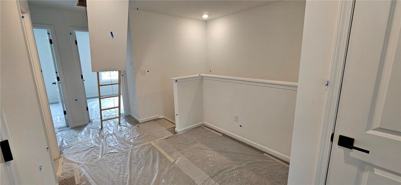 This newly constructed interior space features pri