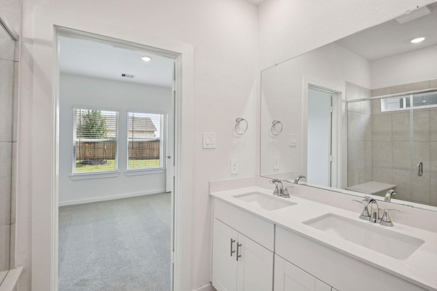 Photo is not of the actual home, but is an inspirational photo of builder’s model home and may depict options, furnishings, and/or decorator features that are not included