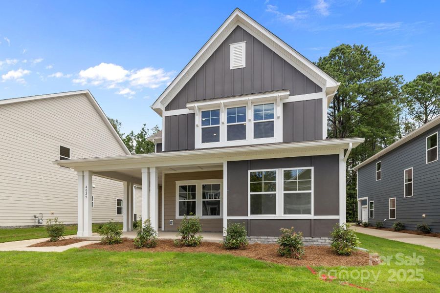 Front exterior of a home in the Arbor Village community, located in Matthews, NC (Image 3).