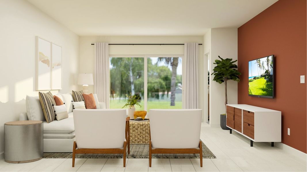 Aurora II family room Aurora II family room