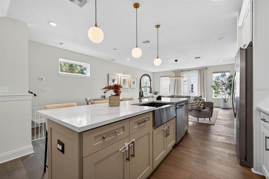 Furnished interior view inside a new home in , Tampa (Image 8).