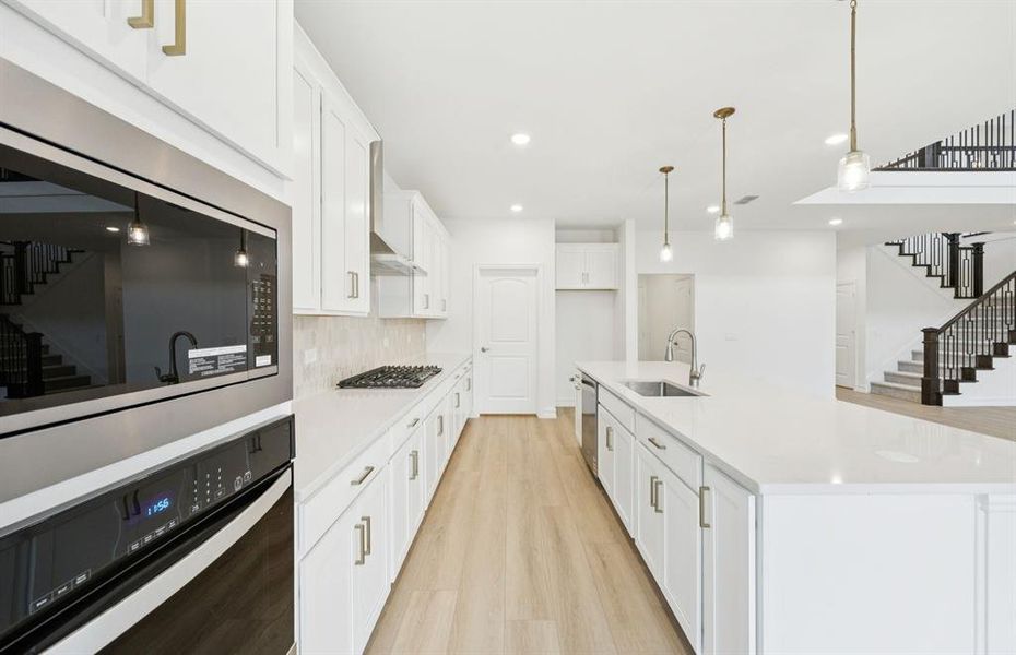 *floorplan representation, not actual home - Abundant cabinet space in kitchen