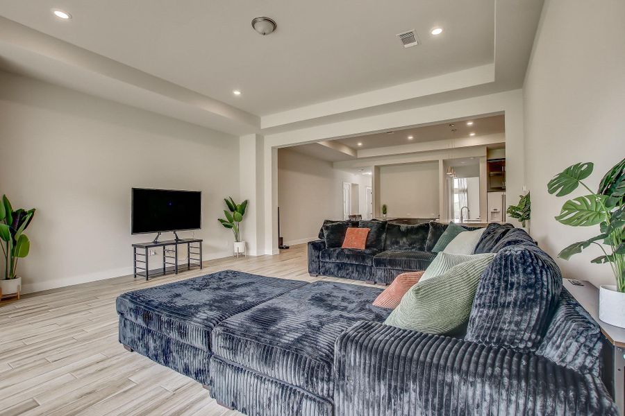 Furnished interior view inside a new home in , San Marcos (Image 7).