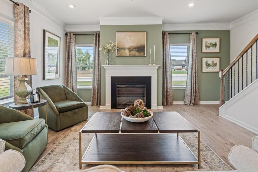 Furnished interior view inside a new home in The Stiles, Cartersville (Image 15).