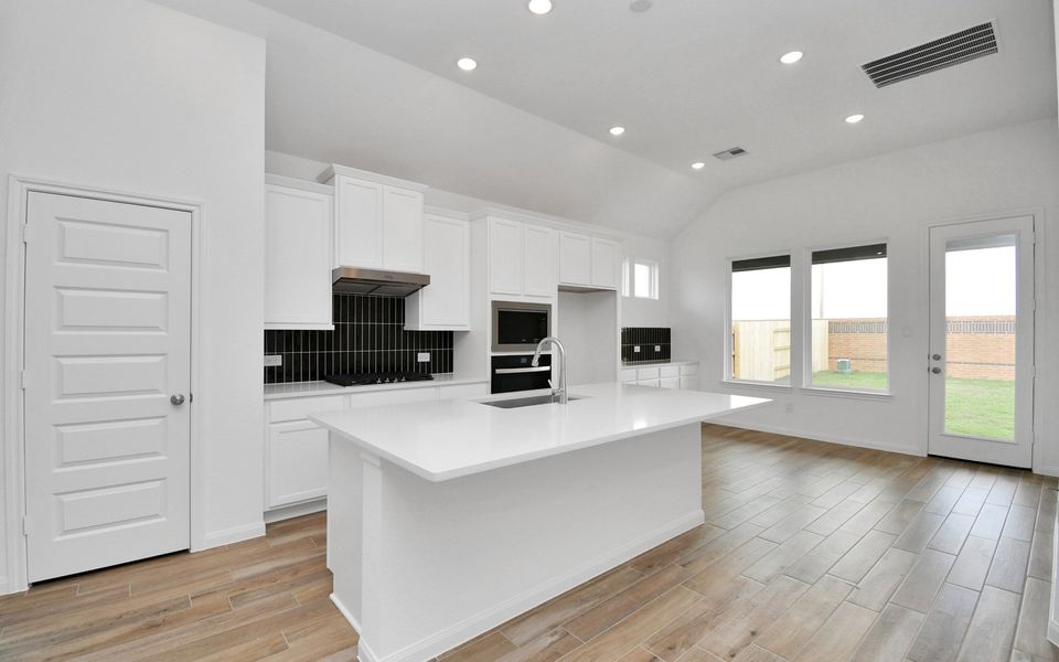 Furnished interior view inside a new home in 40' Traditional Homes at Elyson, Katy (Image 5).