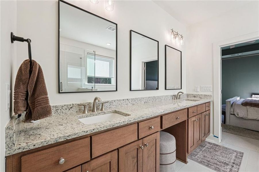 Furnished interior view inside a new home in Fireside Farms, Dawsonville (Image 49).