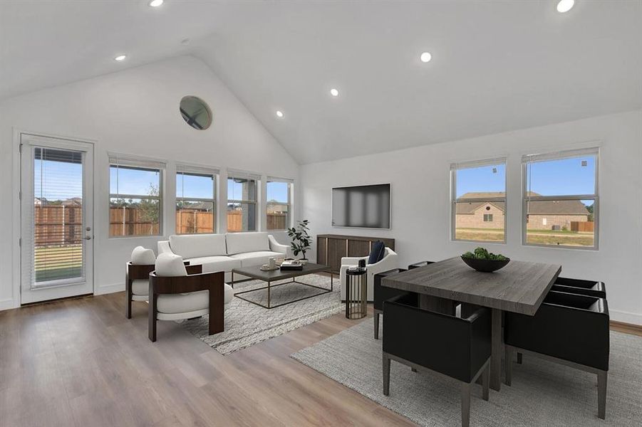 Furnished interior view inside a new home in Heritage Ranch, Sherman (Image 12).