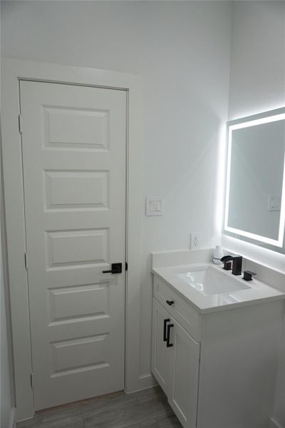 Furnished interior view inside a new home in , Cleveland (Image 11).