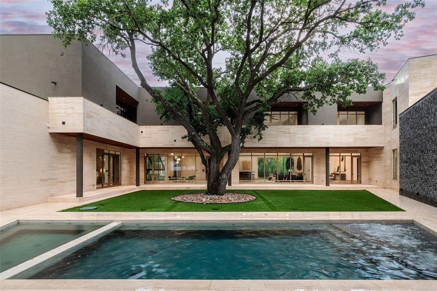 Exterior details and patio area of a home in , Dallas (Image 23).