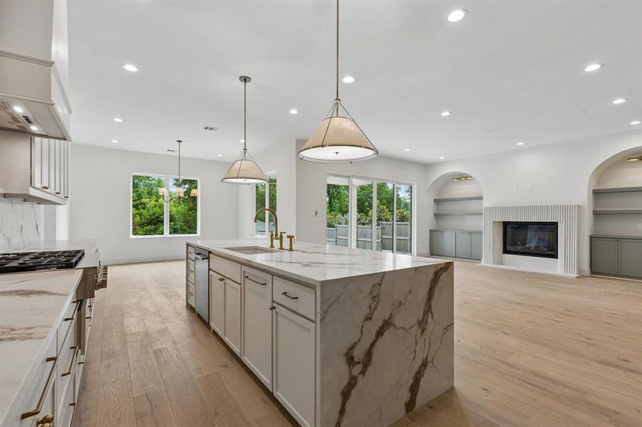 Furnished interior view inside a new home in , Dallas (Image 14).