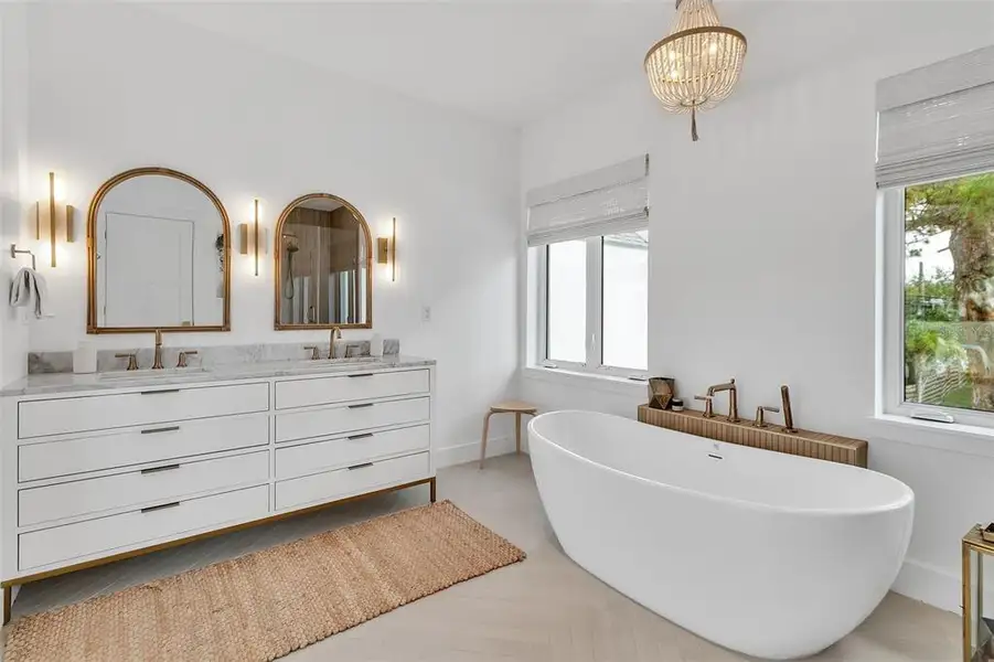 Furnished interior view inside a new home in , Sarasota (Image 7).