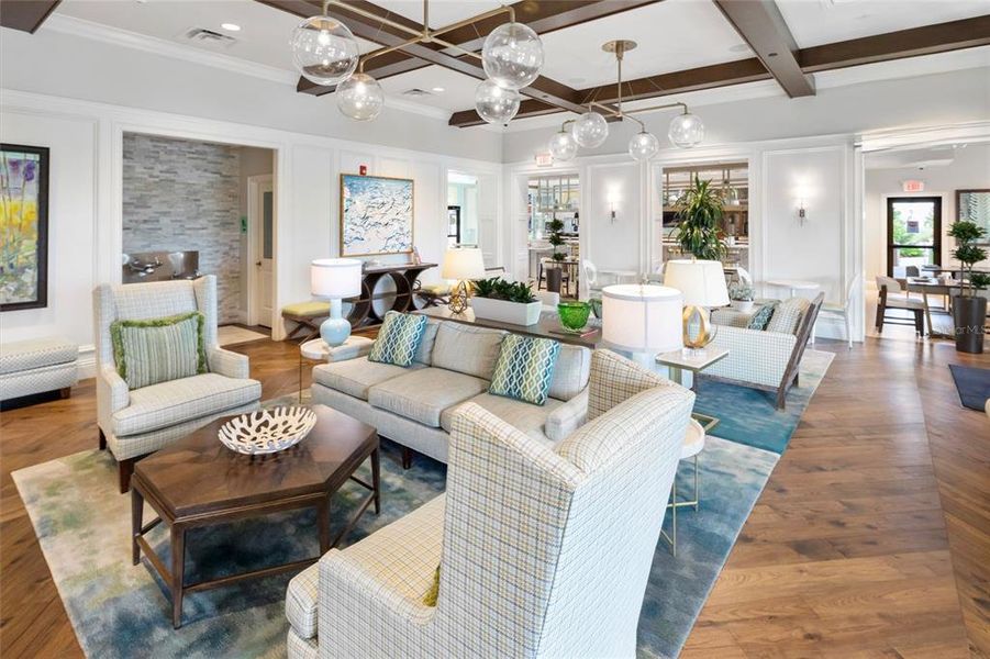 Furnished interior view inside a new home in , Kissimmee (Image 22).