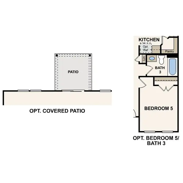 2D floor plan layout of this home in Carpenter Farms, Lincolnton, NC (Image 3).