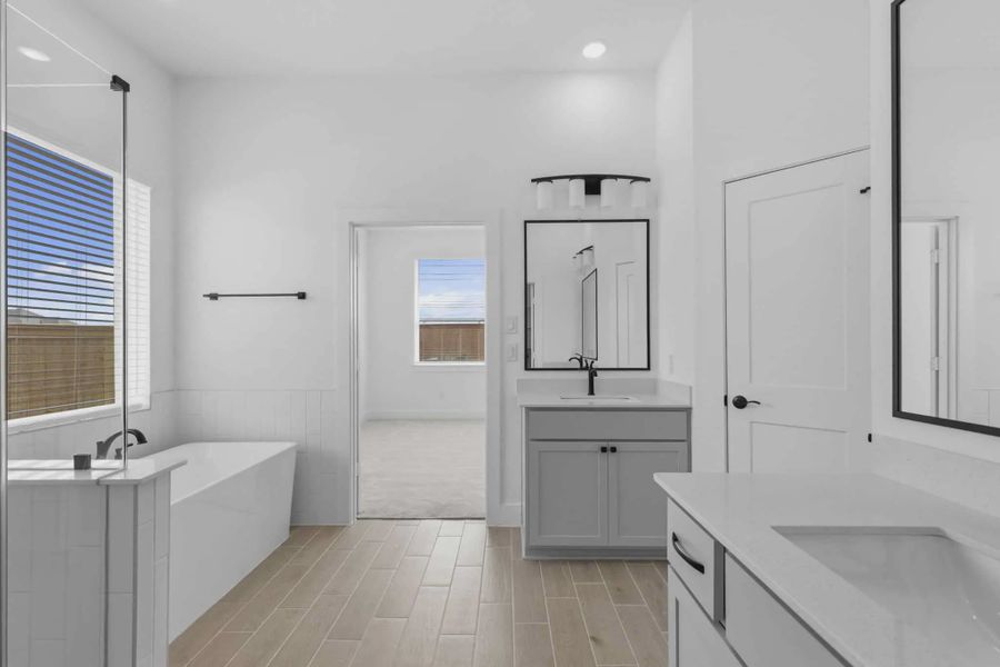 Representative furnished interior of a home built from the Marion by Chesmar Homes in Bridgeland, Elgin (Image 6).