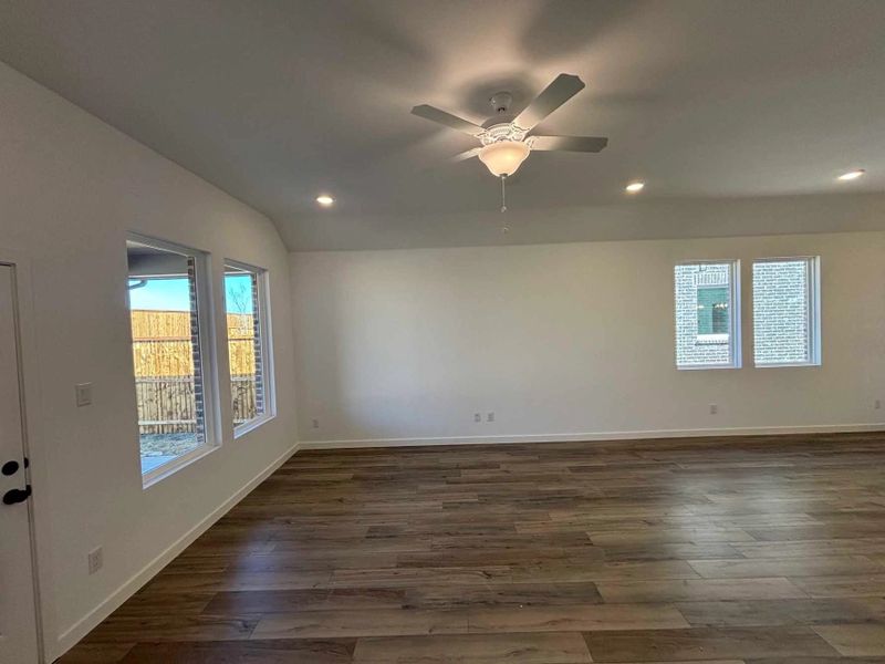 Family Room Construction Progress