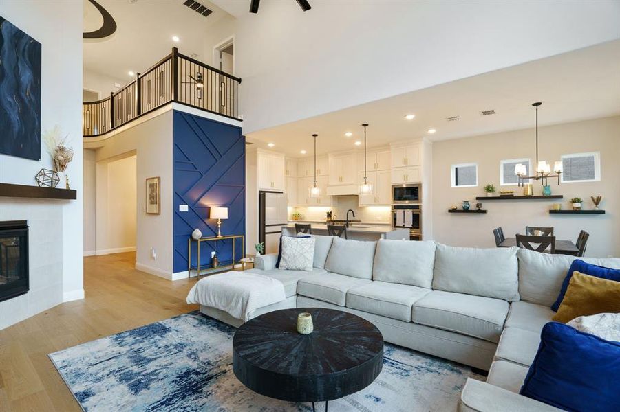 Furnished interior view inside a new home in , Frisco (Image 26). Furnished interior view inside a new home in , Frisco (Image 26).