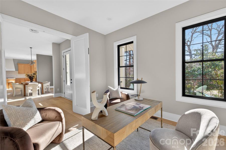 Furnished interior view inside a new home in , Charlotte (Image 15).