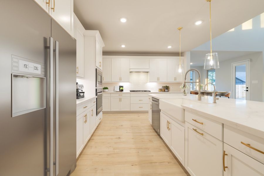 Representative furnished interior of a home built from the Lockhart by Beazer Homes in ARTAVIA, Conroe (Image 6).