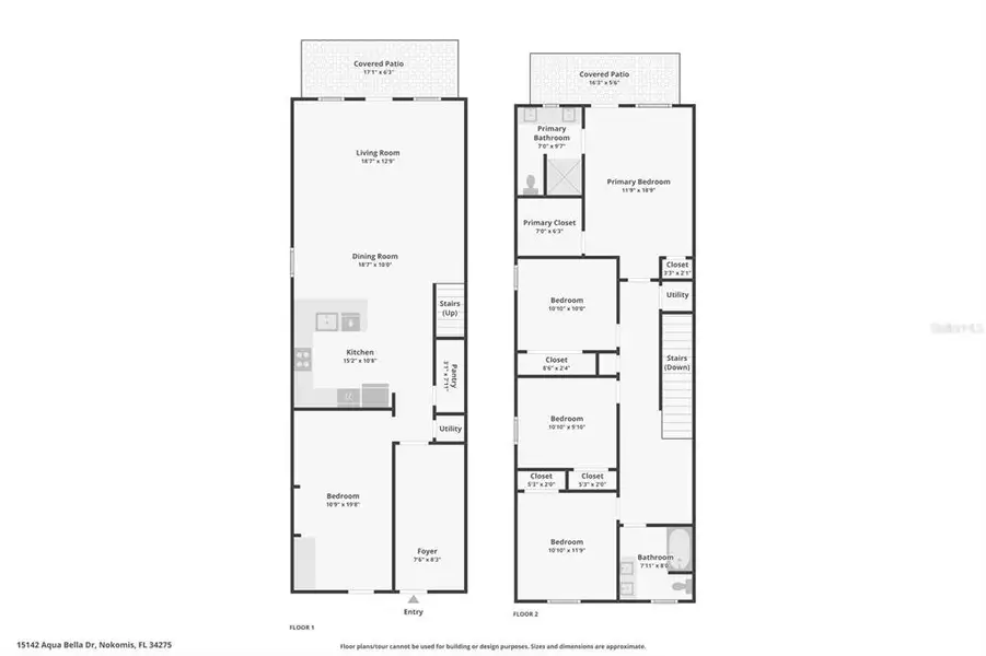 2D floor plan layout of this home in , Nokomis, FL (Image 3).