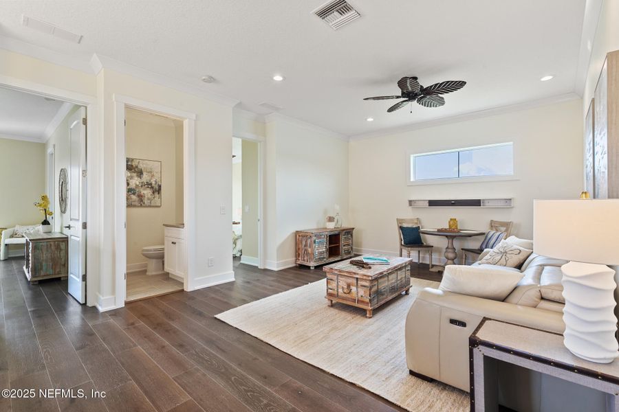 Furnished interior view inside a new home in , Palm Coast (Image 10). Furnished interior view inside a new home in , Palm Coast (Image 10).