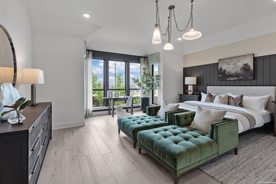 Furnished interior view inside a new home in Davis Ranch, San Antonio (Image 14).