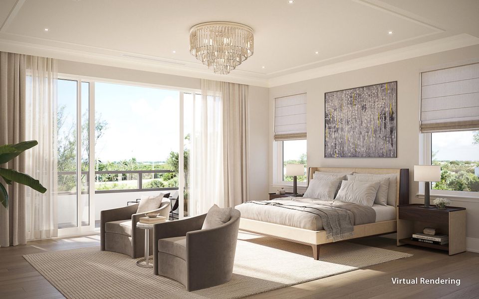 Master Bedroom B306 Rendering