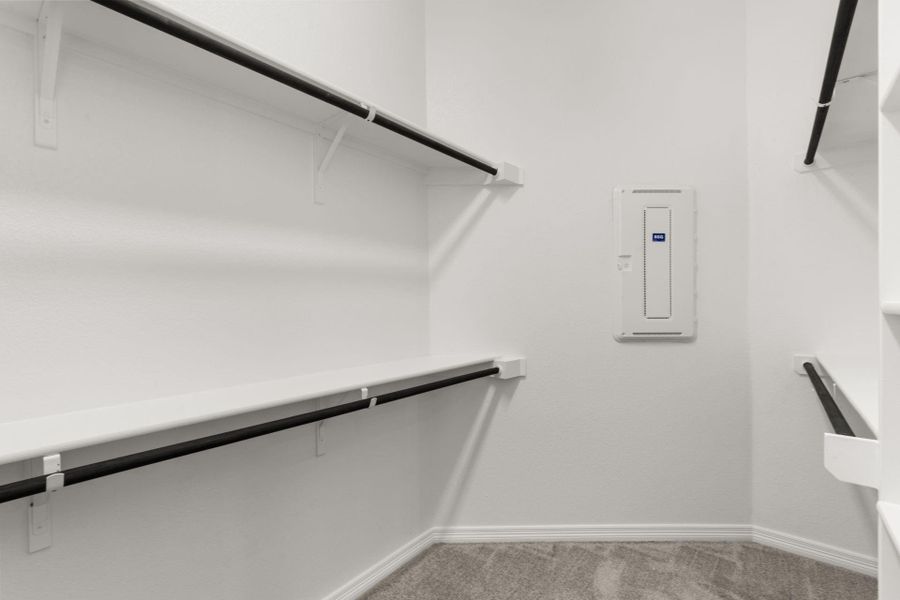 Walk-in Closet in Primary Bedroom