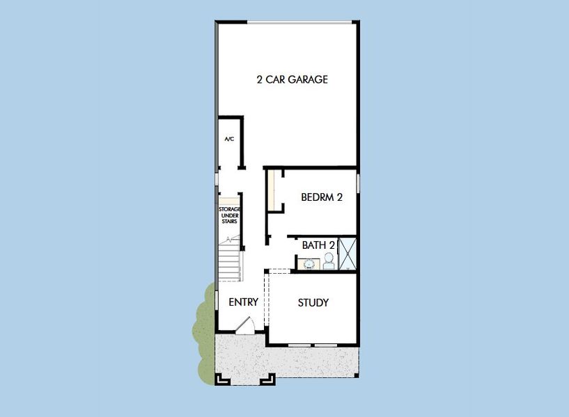 2D floor plan layout for the The Firehawk by David Weekley Homes in The Aurora Highlands Pinnacle Collection, Aurora, CO (Image 3). 2D floor plan layout for the The Firehawk by David Weekley Homes in The Aurora Highlands Pinnacle Collection, Aurora, CO (Image 3).
