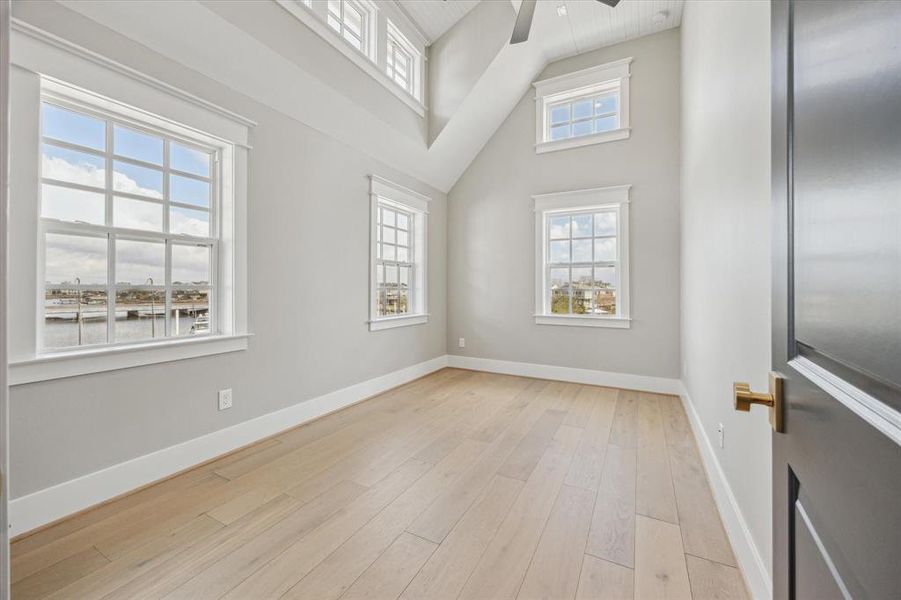 One of 4 upstairs bedrooms.