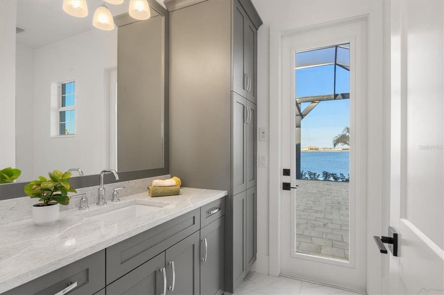 Furnished interior view inside a new home in , Sarasota (Image 54). Furnished interior view inside a new home in , Sarasota (Image 54).