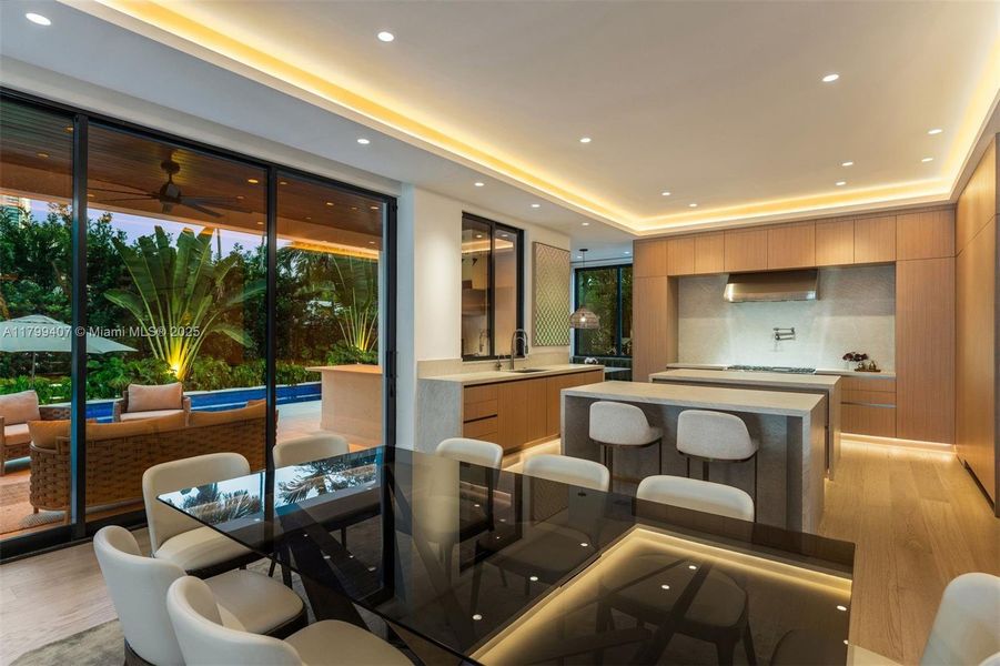 Furnished interior view inside a new home in , Miami (Image 49).