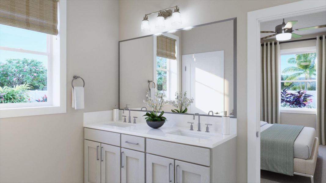 Furnished interior view inside a new home in Trinity Gardens, Deland (Image 5). Furnished interior view inside a new home in Trinity Gardens, Deland (Image 5).