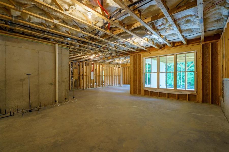 In-progress construction of a new home in Malone's Pond, Ball Ground, GA (Image 53).