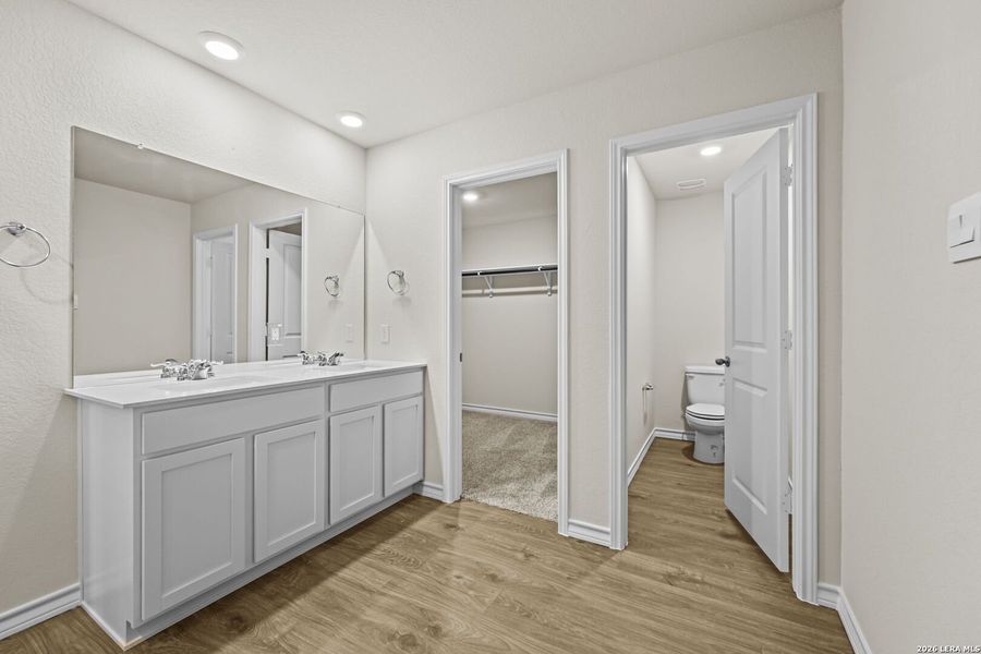 Furnished interior view inside a new home in Brookstone Creek, San Antonio (Image 5).