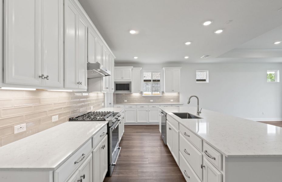 Spacious Kitchen with Eat-In Island