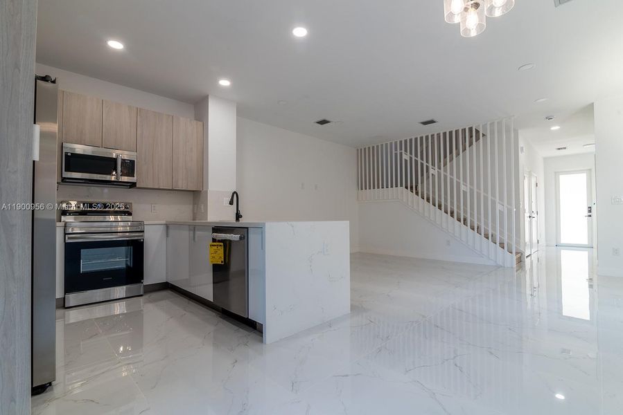 Furnished interior view inside a new home in , Miami (Image 13). Furnished interior view inside a new home in , Miami (Image 13).