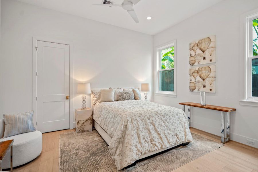 Furnished interior view inside a new home in , Houston (Image 42).