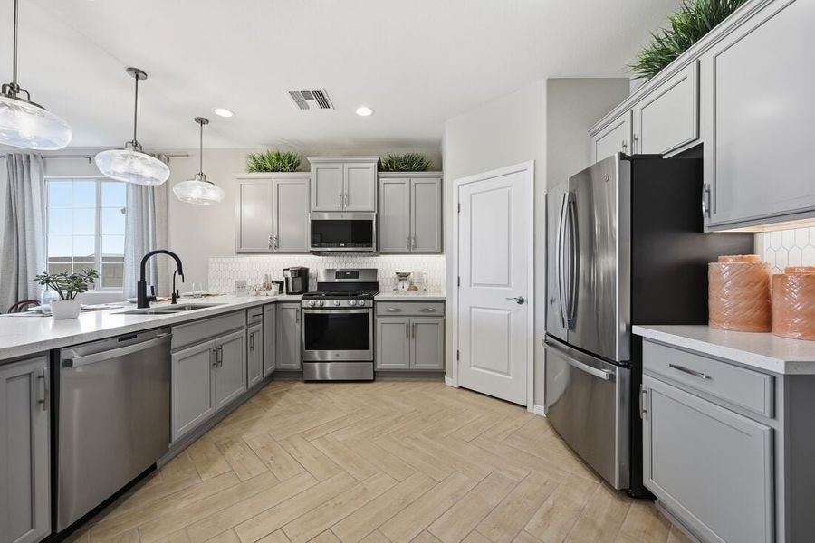 Representative furnished interior of a home built from the Harlow by Taylor Morrison in La Mira Discovery Collection, Mesa (Image 9).
