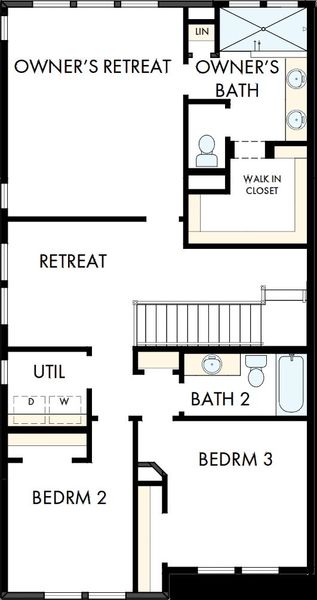 2D floor plan layout of this home in Crosscreek Walk – Overlook, Charleston, SC (Image 3). 2D floor plan layout of this home in Crosscreek Walk – Overlook, Charleston, SC (Image 3).