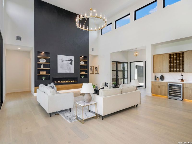 Furnished interior view inside a new home in , Boerne (Image 36).