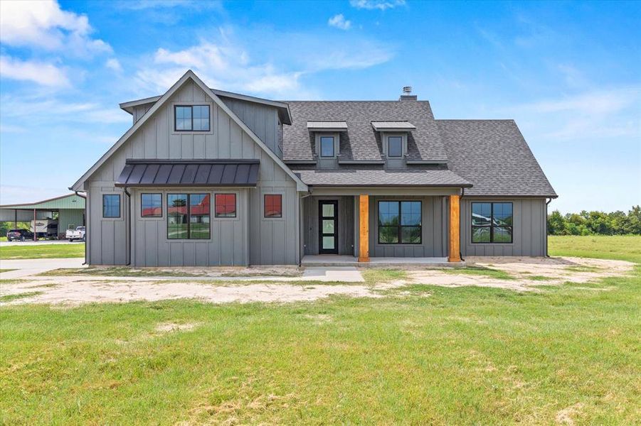 Front exterior of a new home in , Emory, TX, highlighting curb appeal (Image 23).