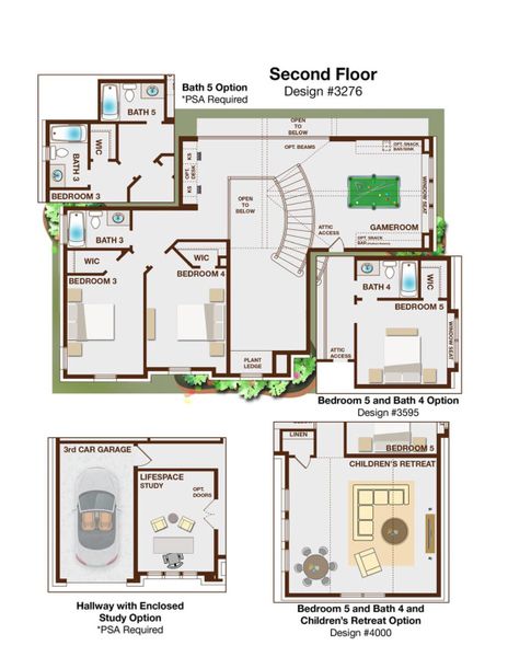 2D floor plan layout for the Grand Riverside by Grand Homes in Monterra, Fate, TX (Image 4). 2D floor plan layout for the Grand Riverside by Grand Homes in Monterra, Fate, TX (Image 4).