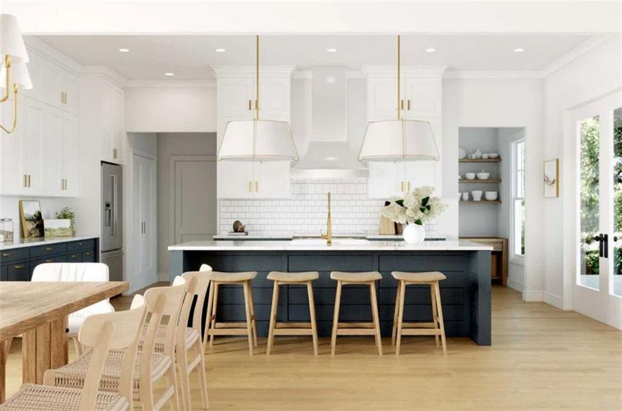 Furnished interior view inside a new home in , Ball Ground (Image 5). Furnished interior view inside a new home in , Ball Ground (Image 5).