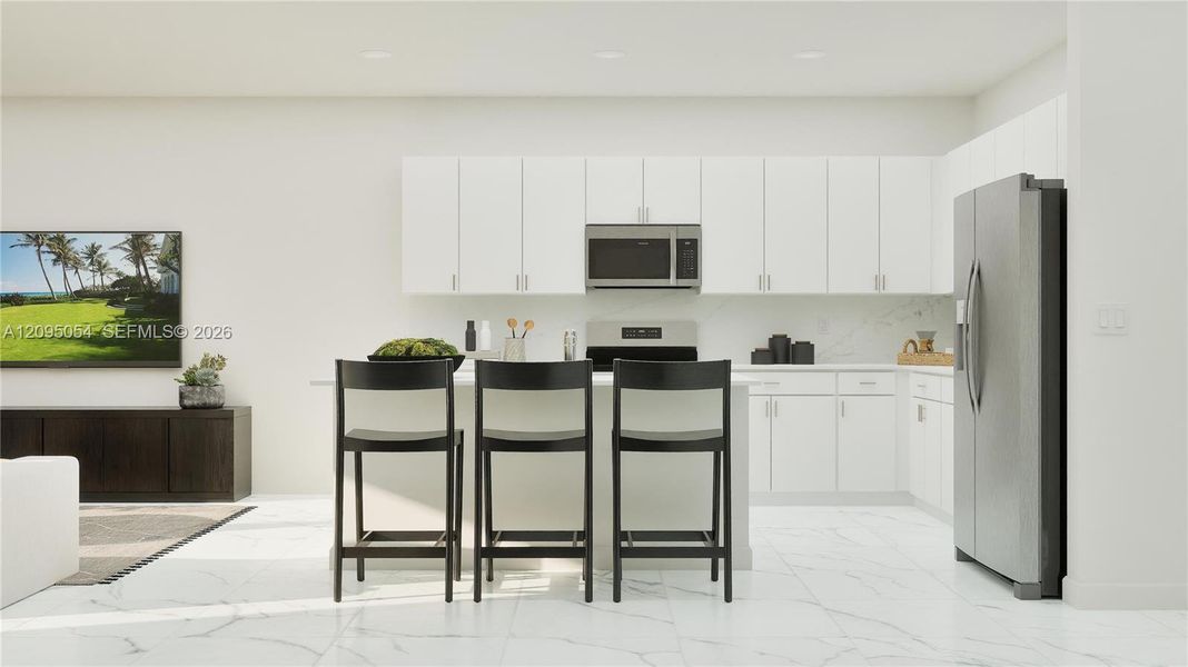 Furnished interior view inside a new home in Solterra, Sunrise (Image 4).