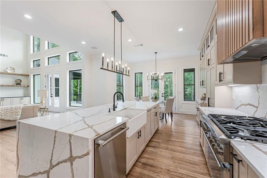 Furnished interior view inside a new home in , Buford (Image 30).