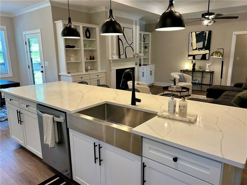 Furnished interior view inside a new home in Edwards Ridge, Central (Image 9).