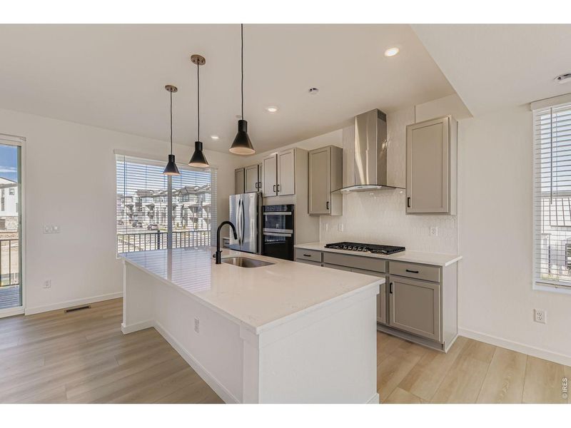 Furnished interior view inside a new home in Parkside West at Baseline, Broomfield (Image 5).