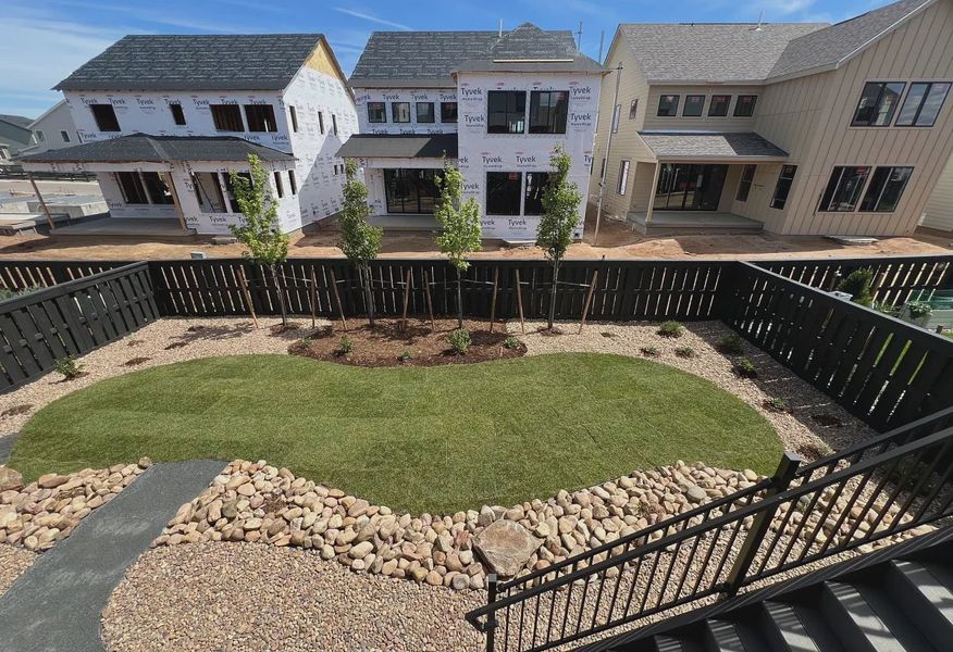 Homesite 139 Backyard Landscaping - 12 of 15 Homesite 139 Backyard Landscaping - 12 of 15